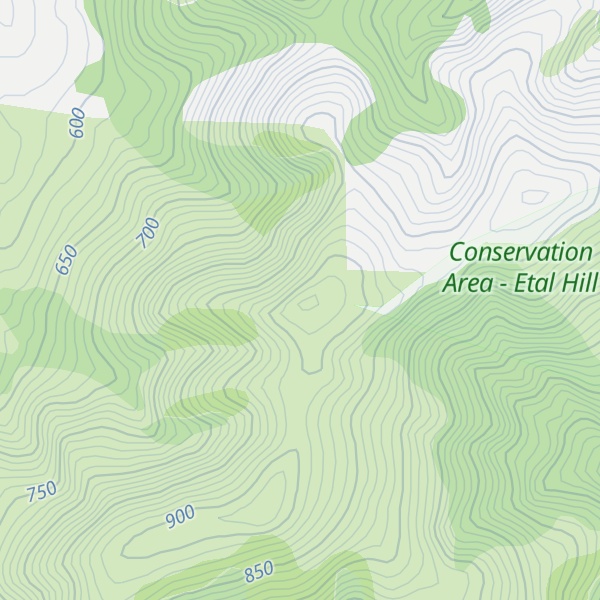 Map of Etal Hill