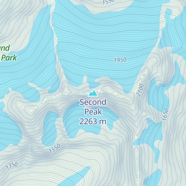 Map of Second Peak