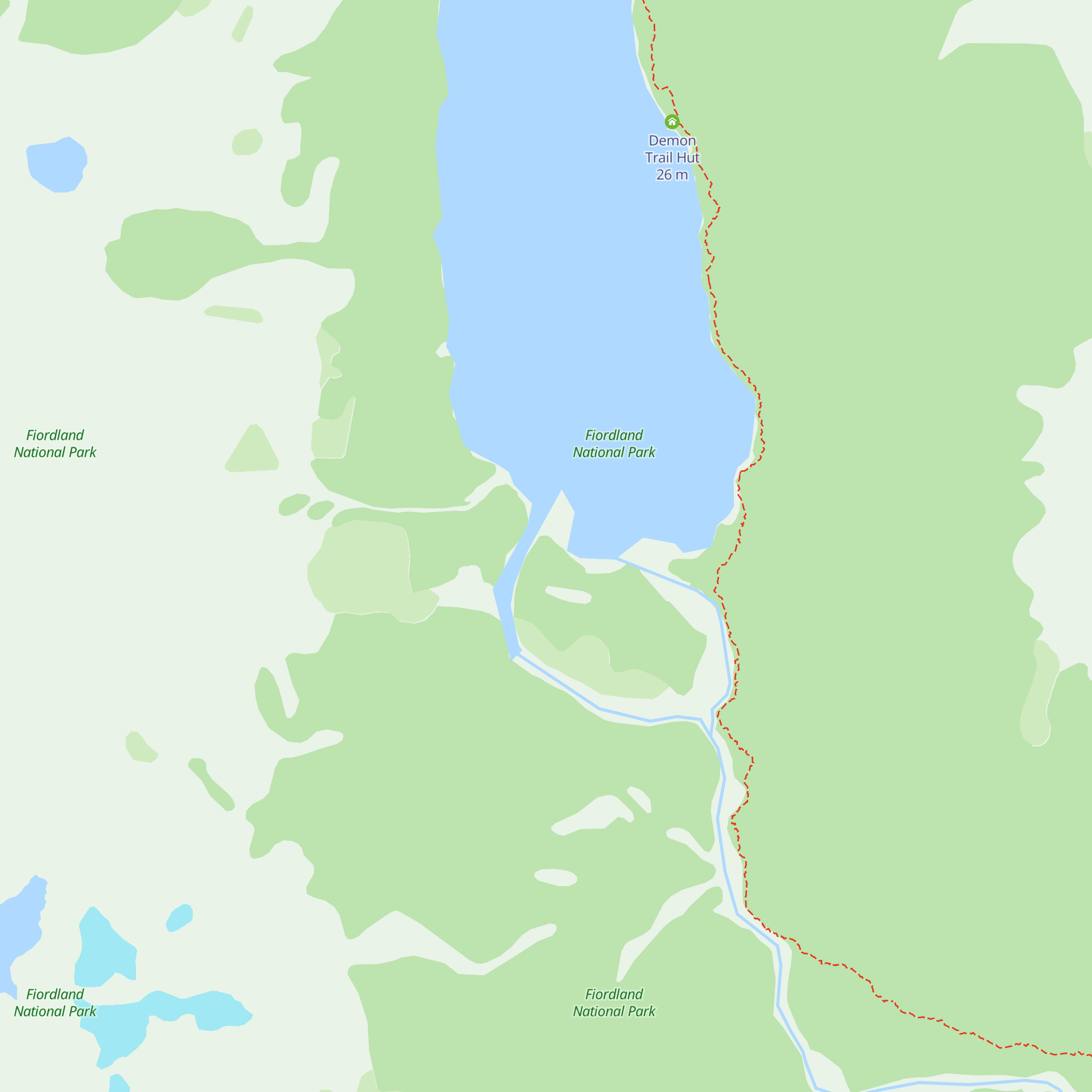 McKerrow Island Hut map