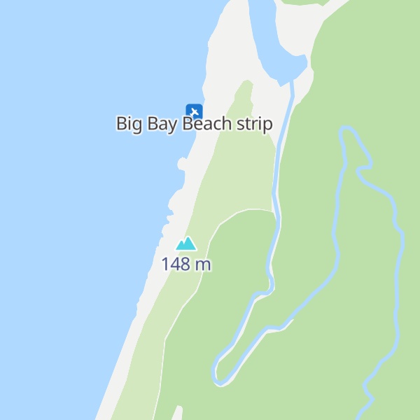 Map of Big Bay Hut