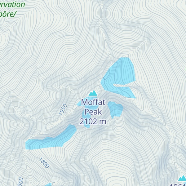 Map of Moffat Peak