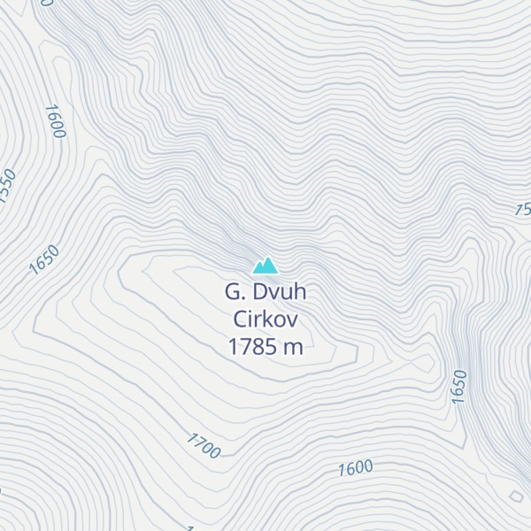 Map of G. Dvuh Cirkov