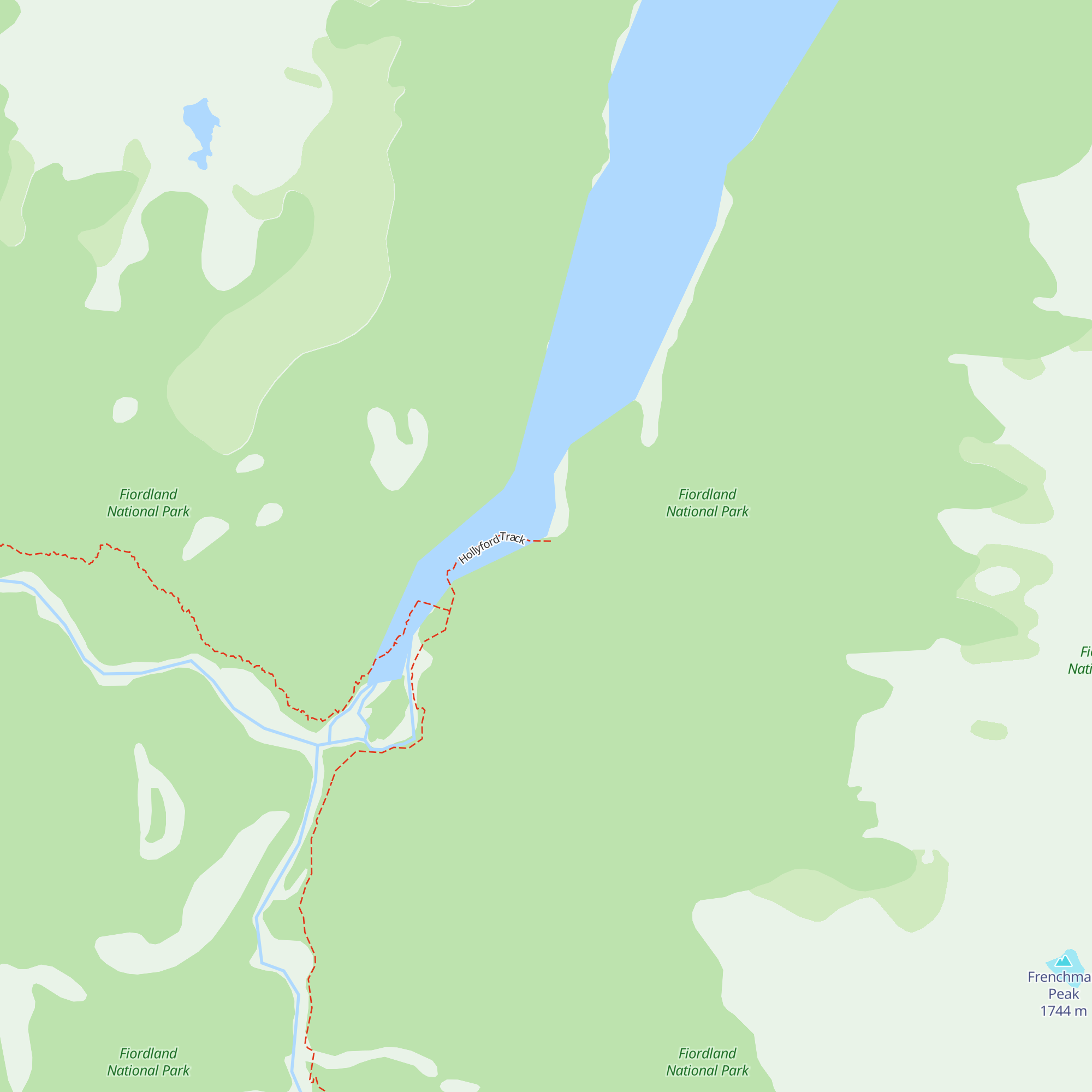 Lake Alabaster Hut map
