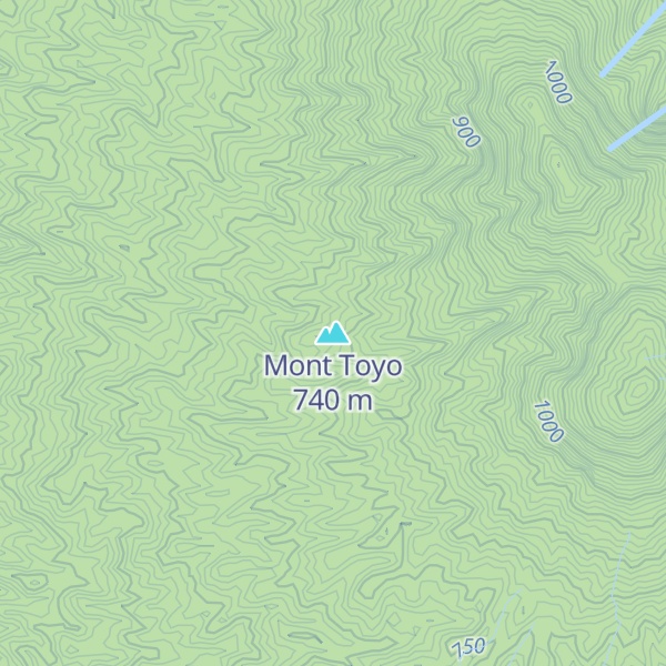 Map of Mont Toyo
