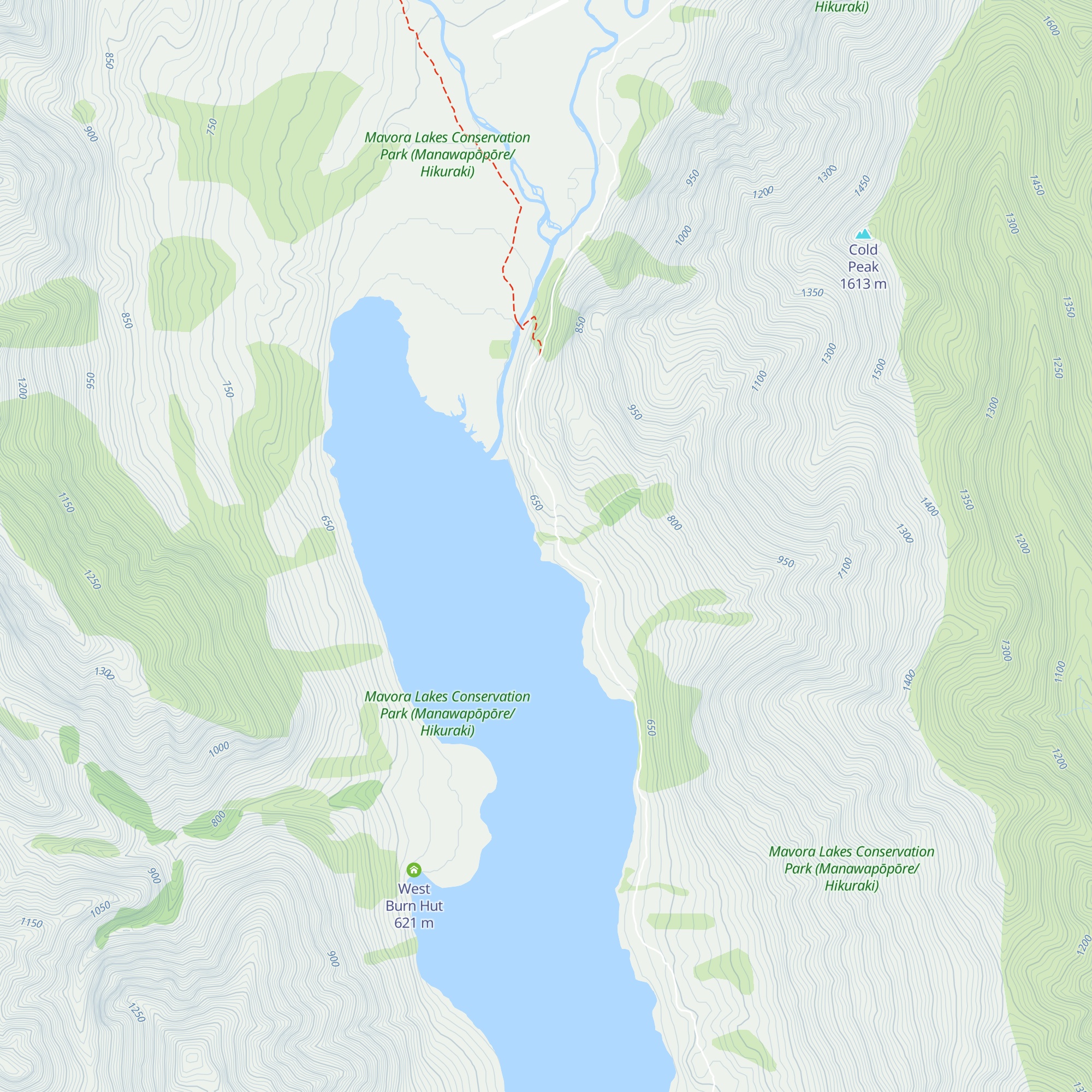 Careys Hut map
