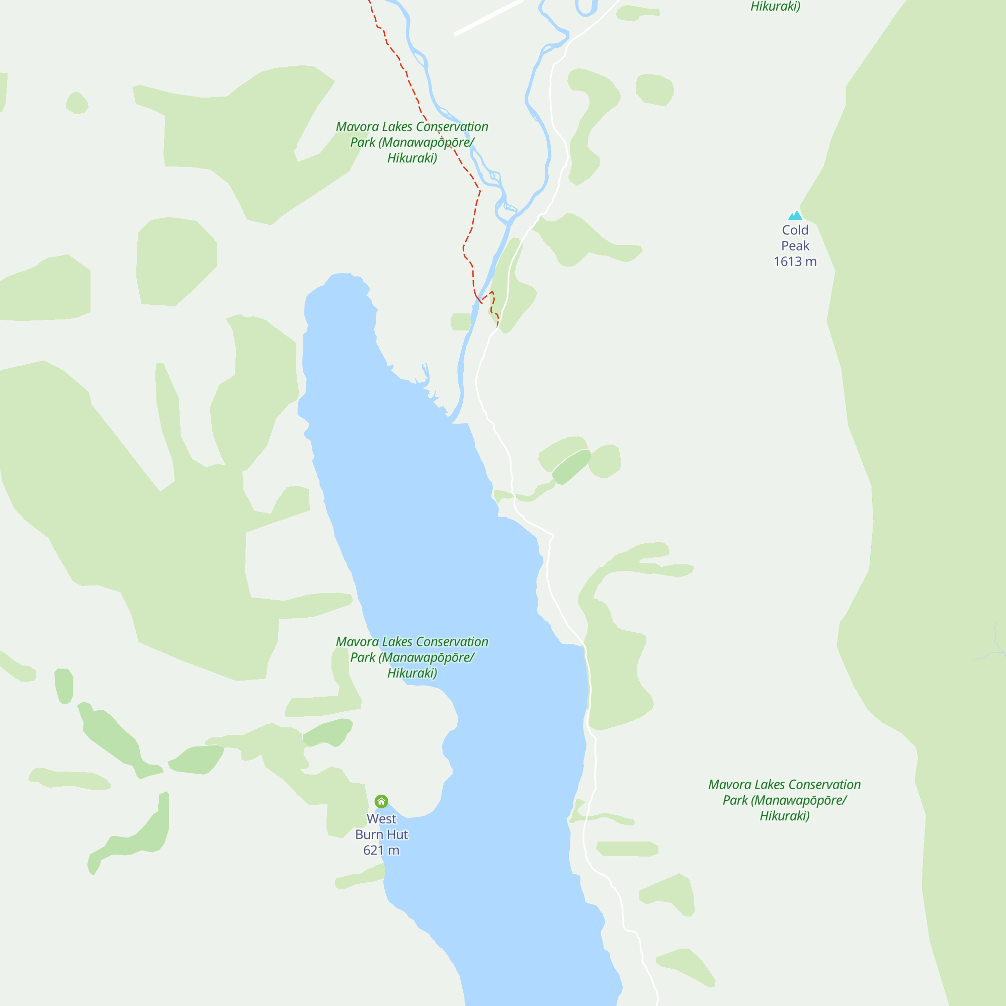 Careys Hut map