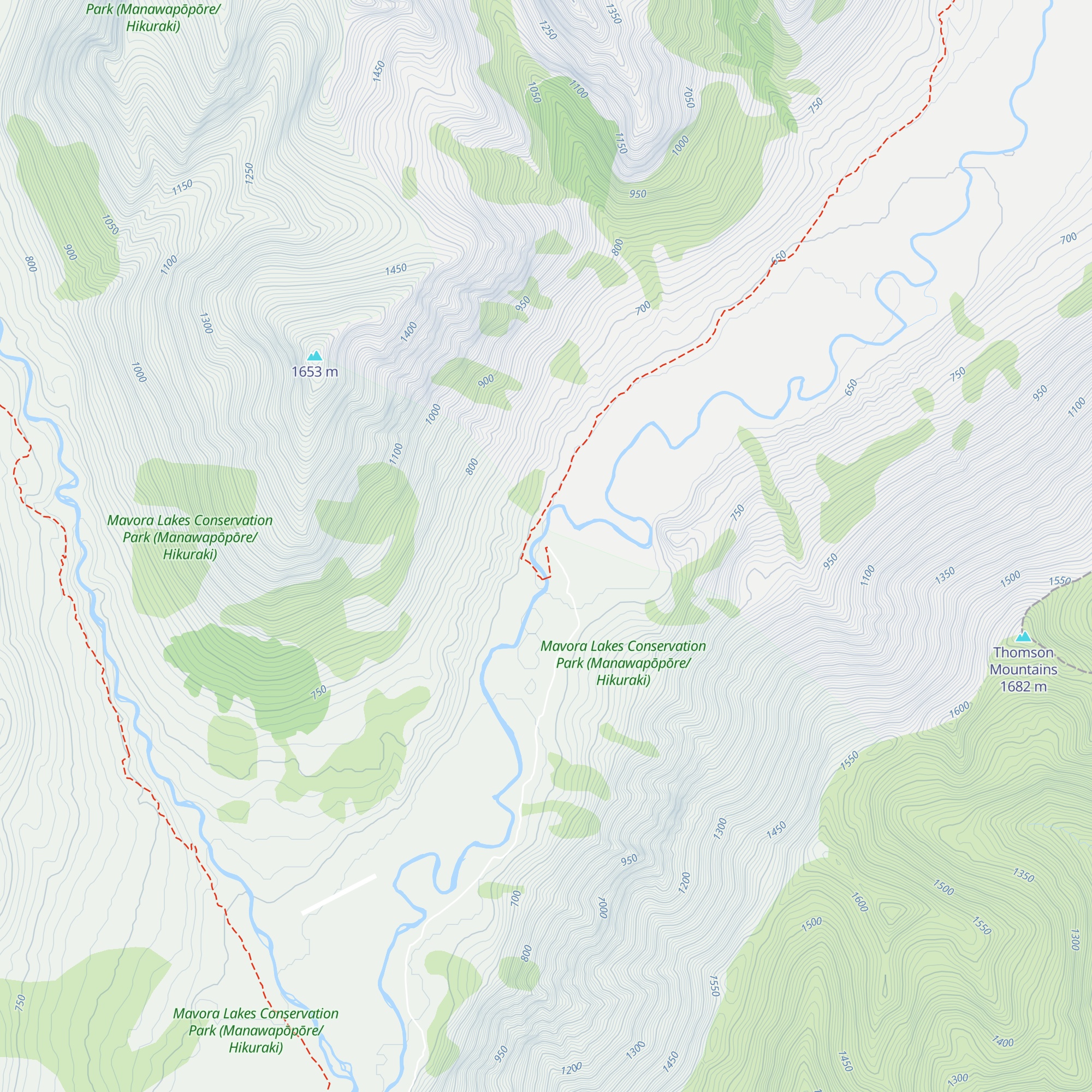 Boundary Hut map