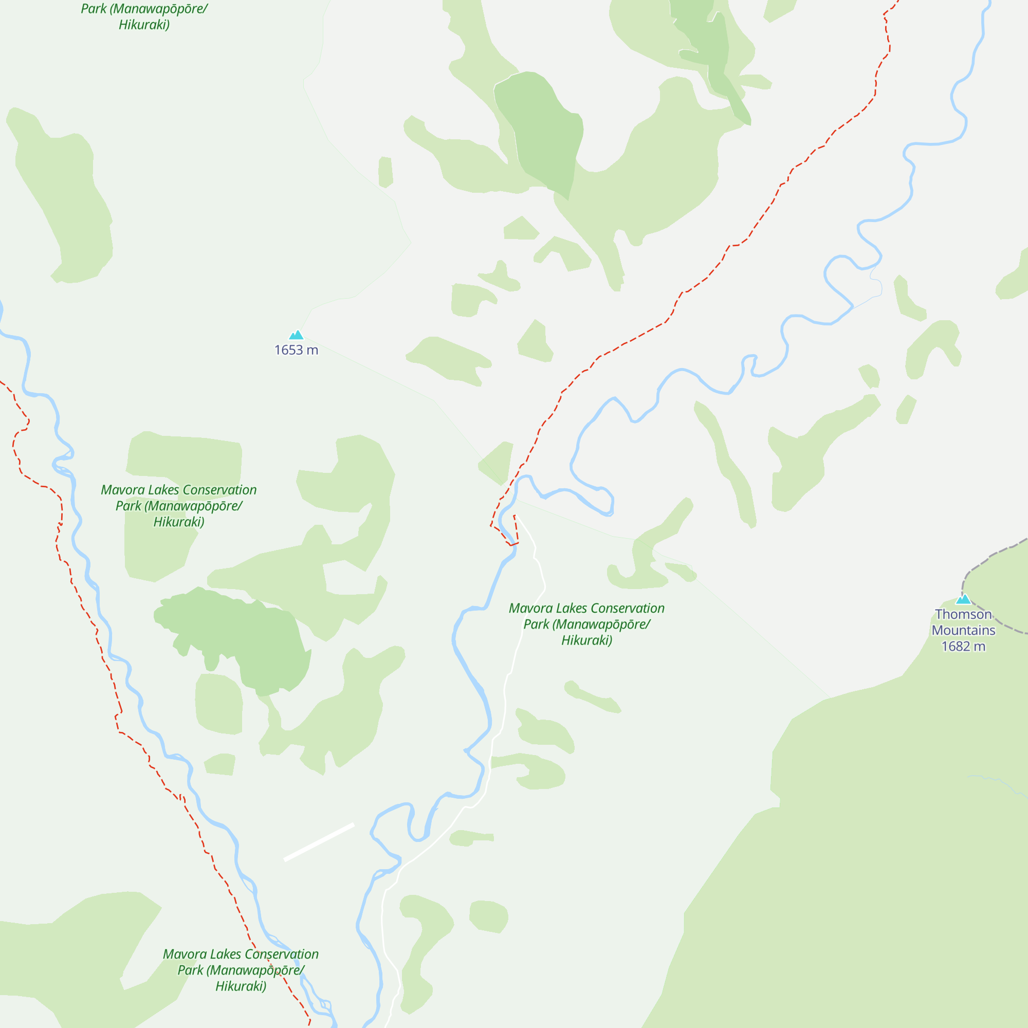 Boundary Hut map