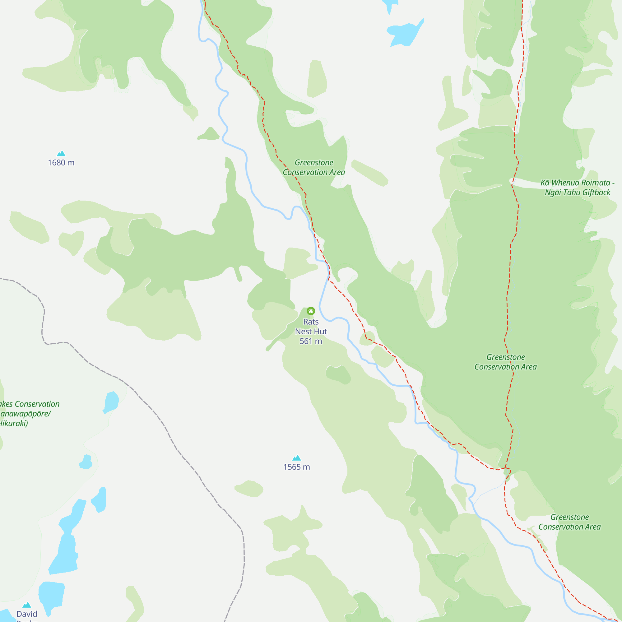 Rats Nest Hut map