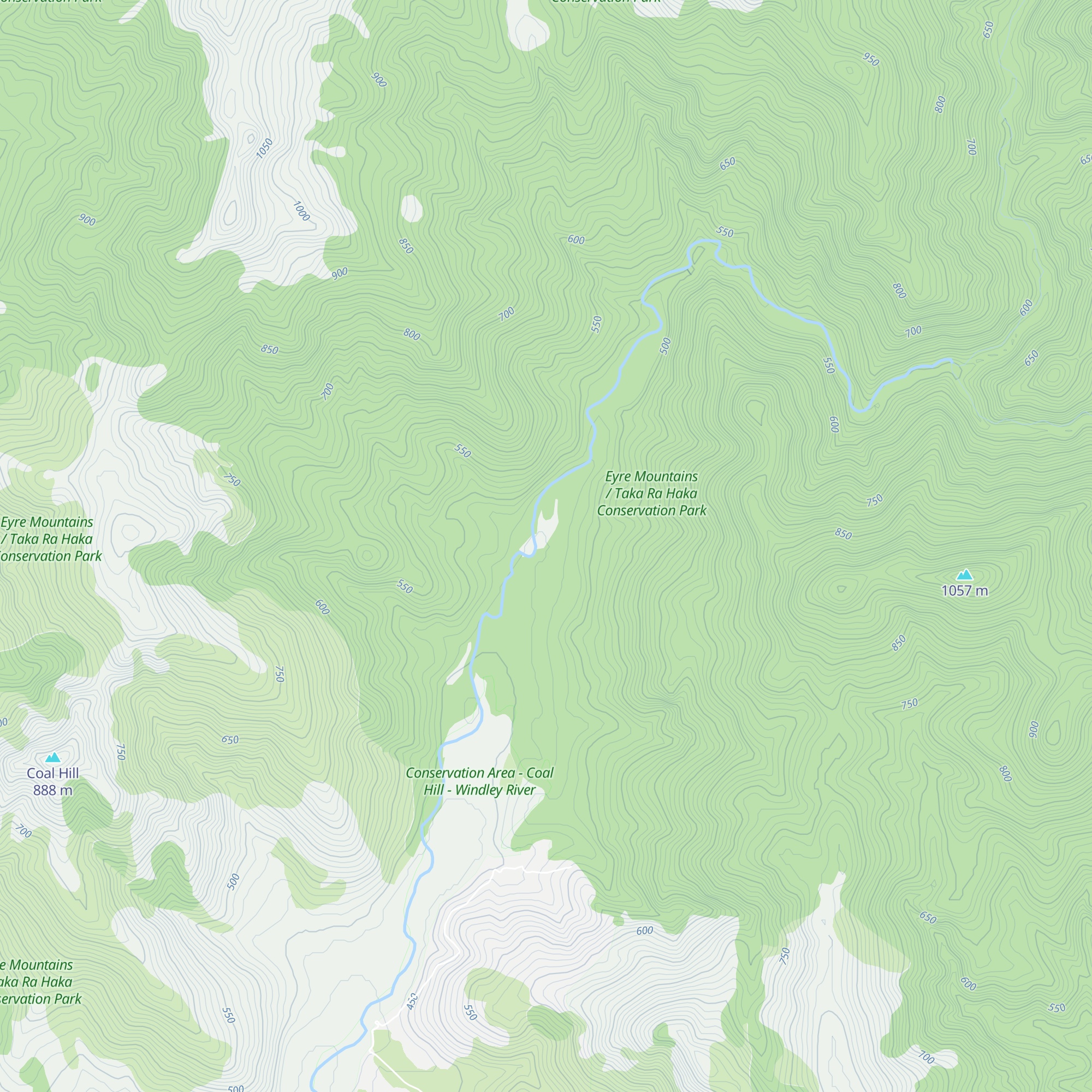 Lower Windley Hut map