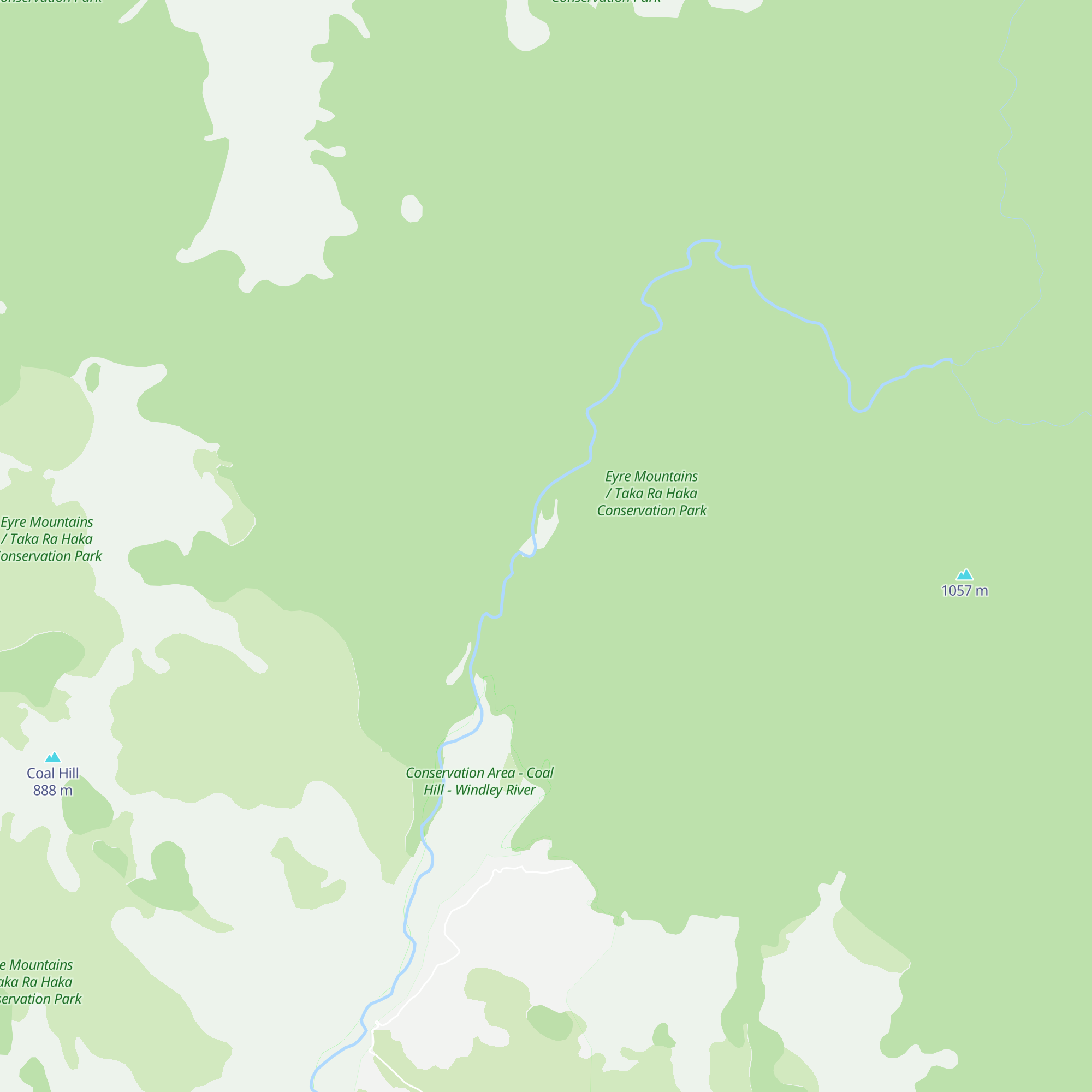 Lower Windley Hut map