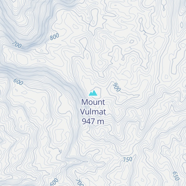 Map of Mount Vulmat
