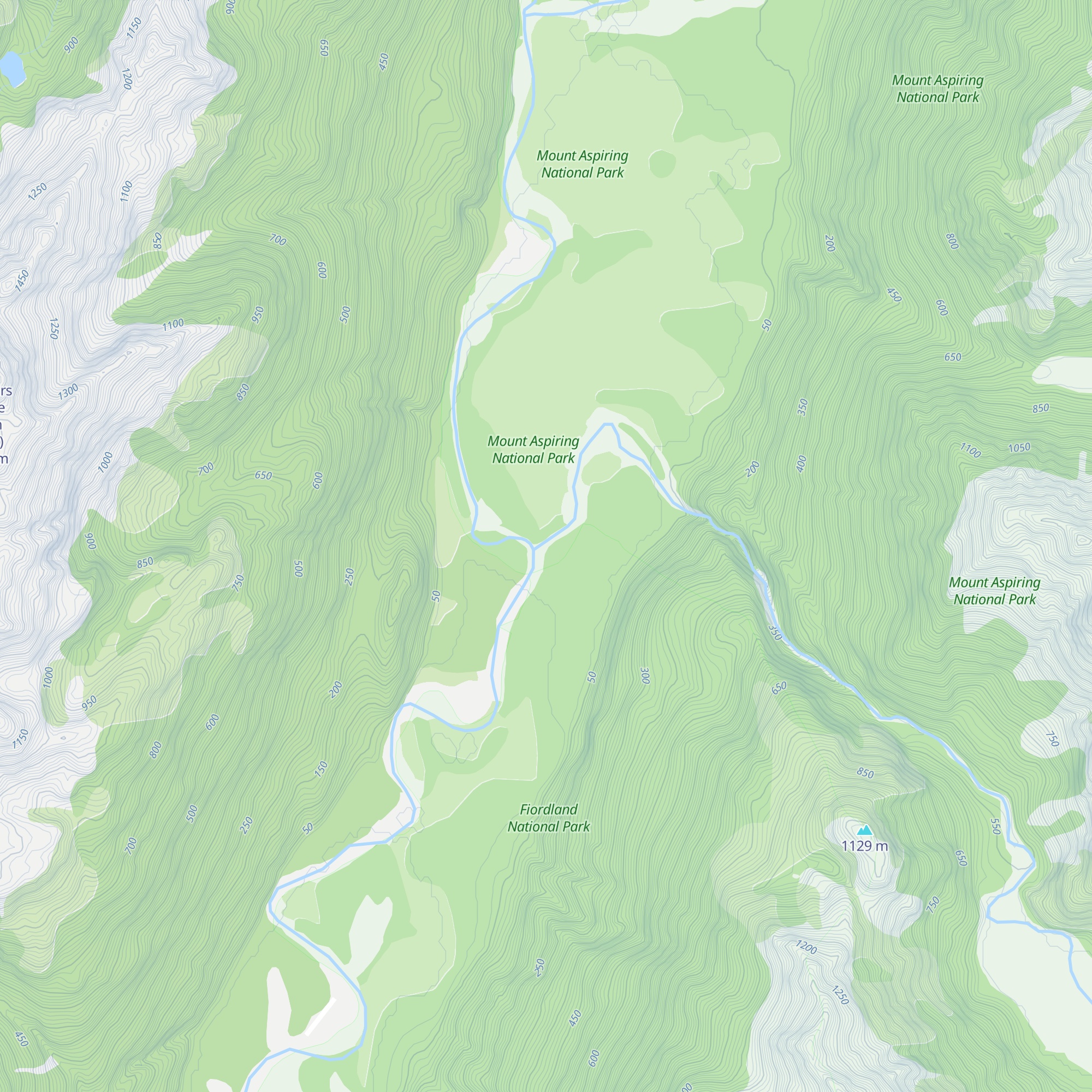 Olivine Hut map