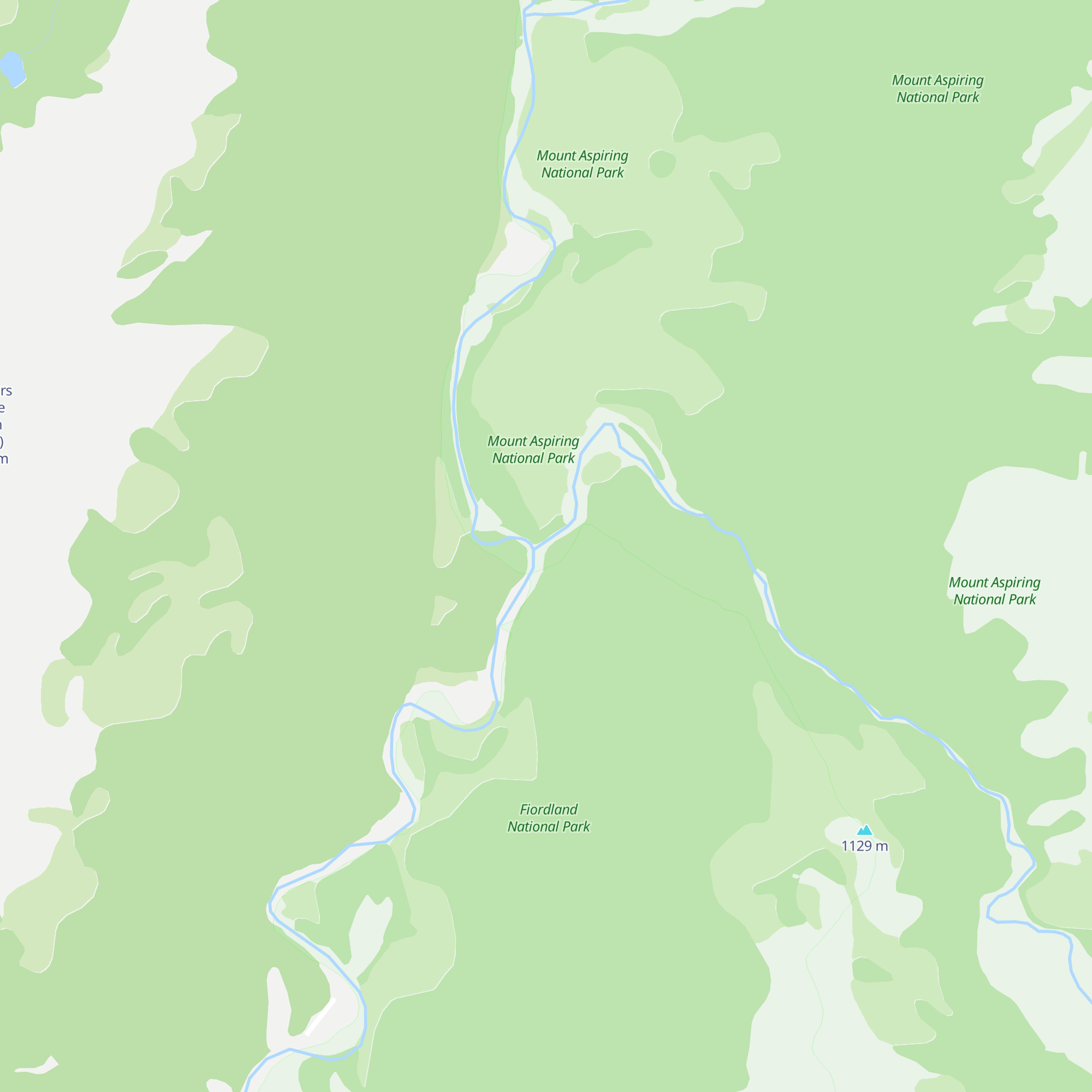 Olivine Hut map