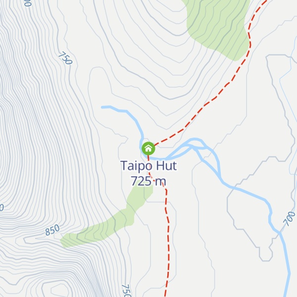 Map of Taipo Hut