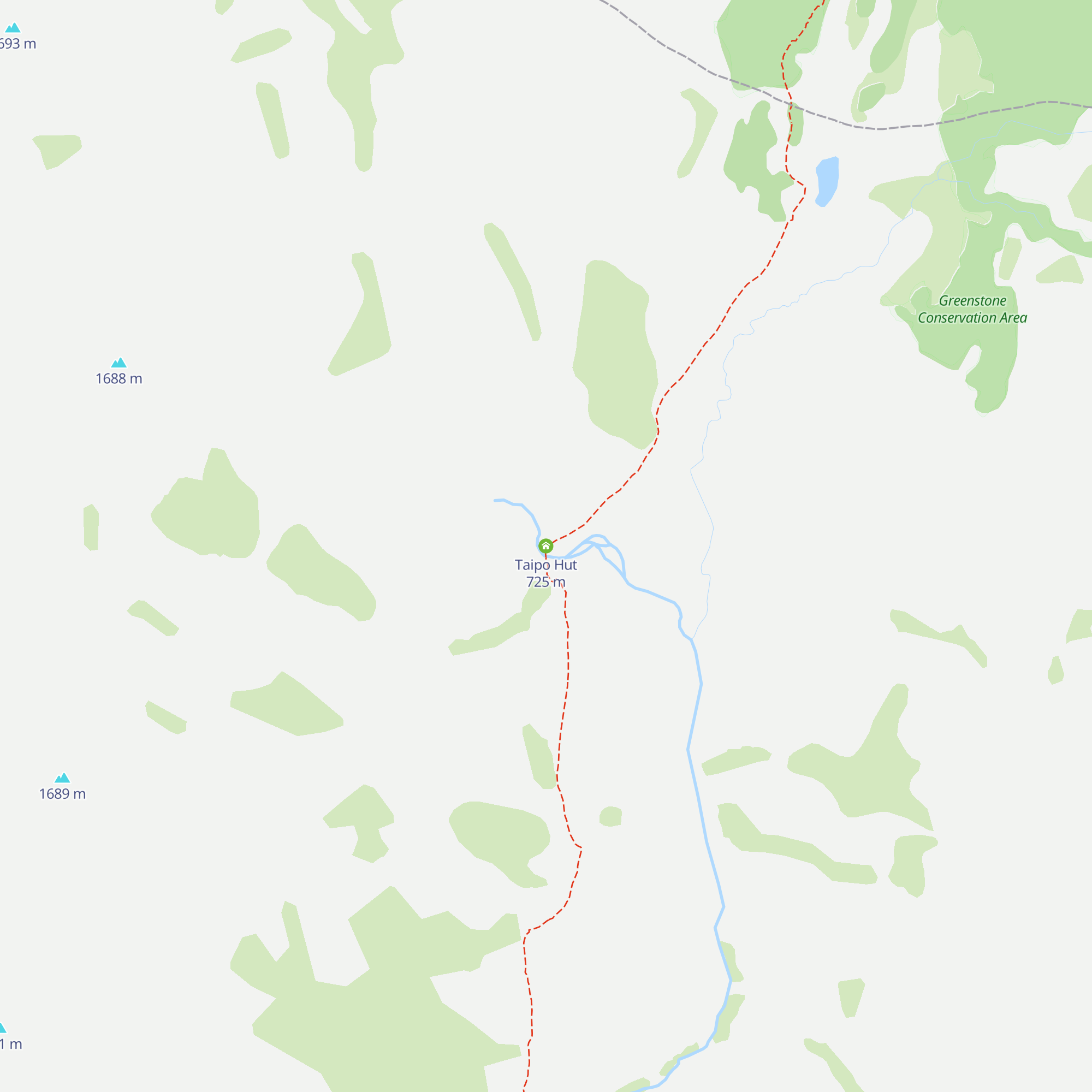 Taipo Hut map