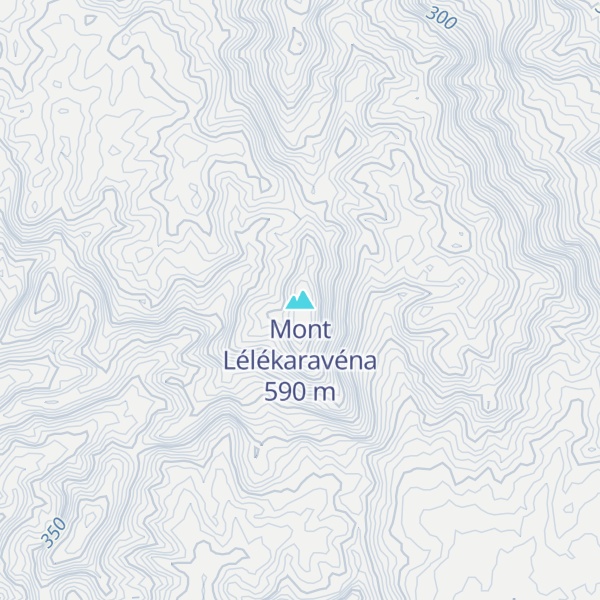 Map of Mont Lélékaravéna