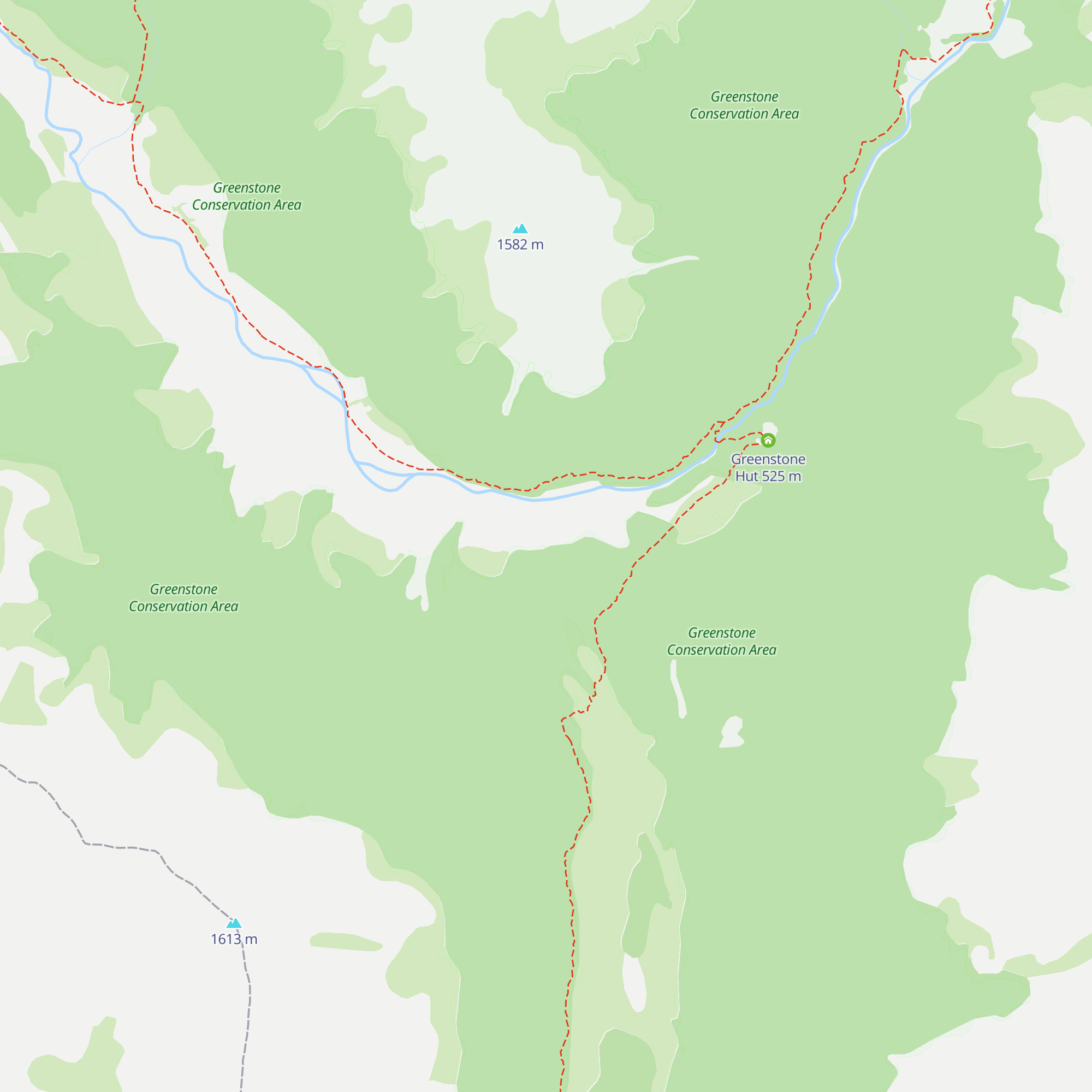 Passburn Hut map