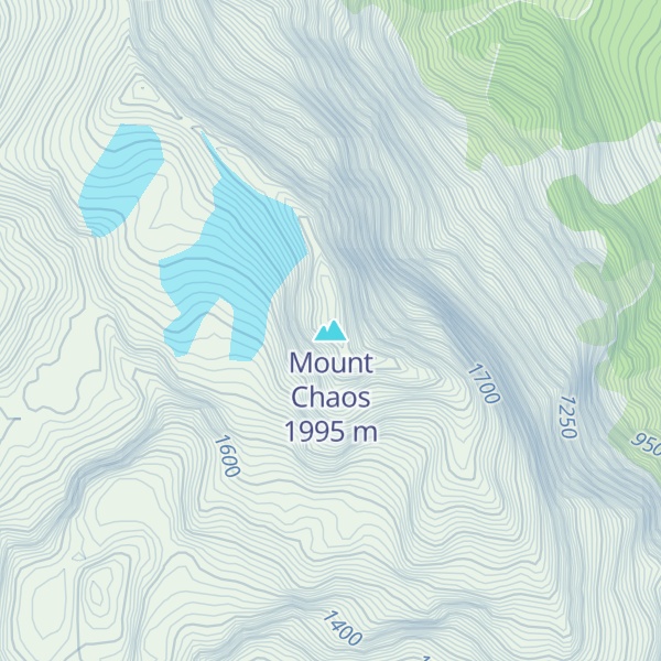 Map of Mount Chaos