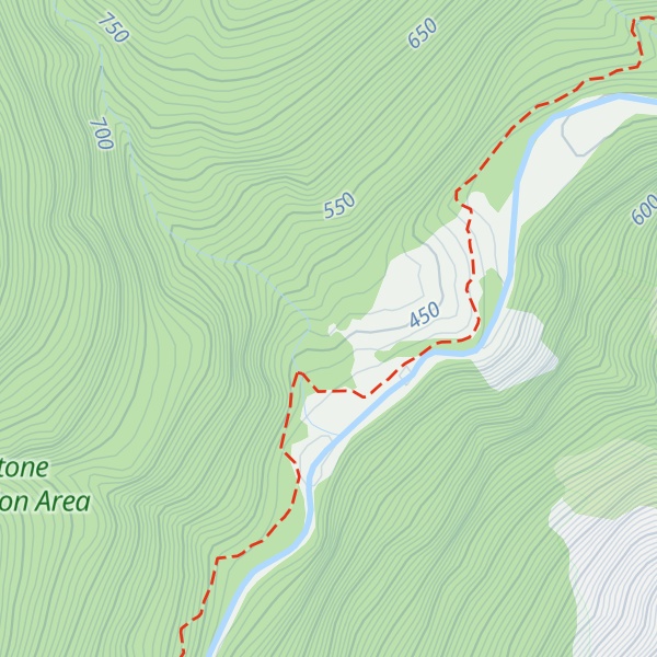 Map of Slip Flat Hut
