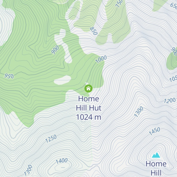 Map of Home Hill Hut