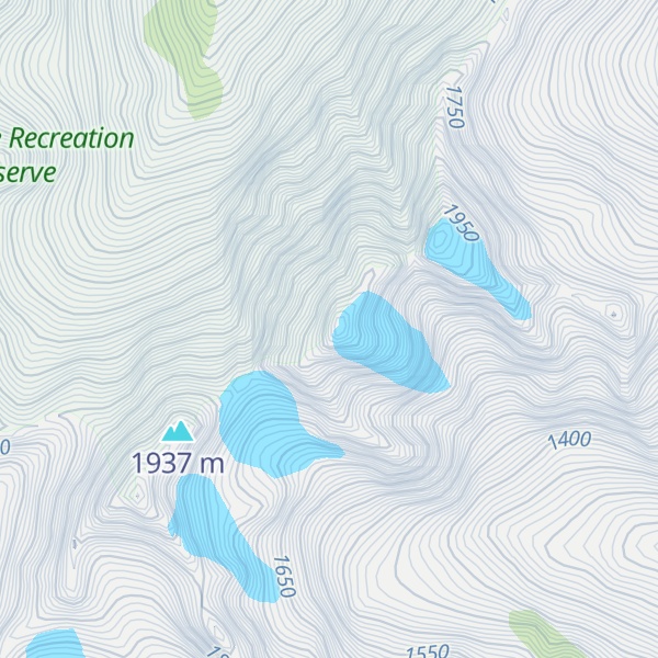 Map of Tooth Peak