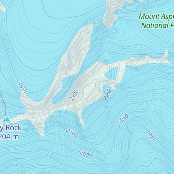 Map of Climax Peak