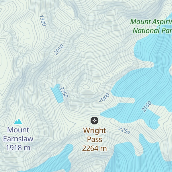 Map of O'Leary Peak