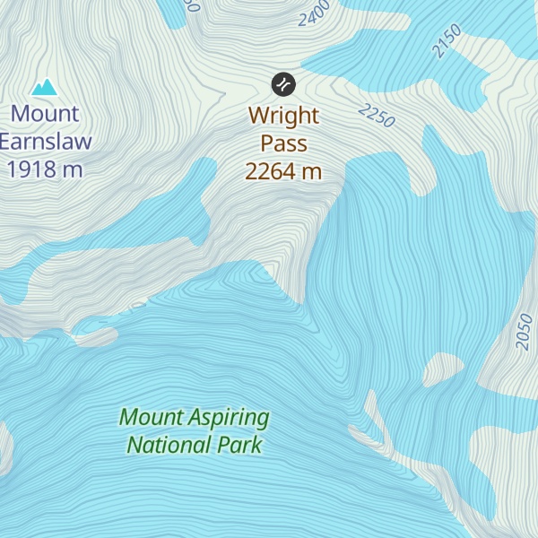 Map of East Peak