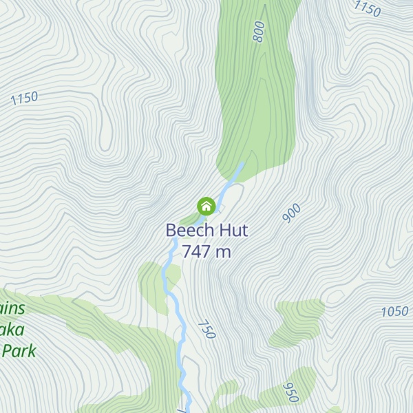 Map of Beech Hut