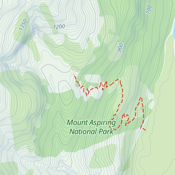 Map of Earnslaw Hut
