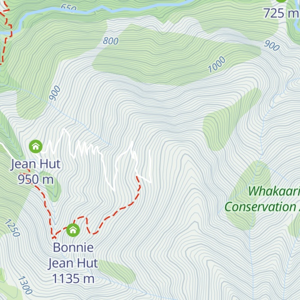 Map of Heather Jock Hut