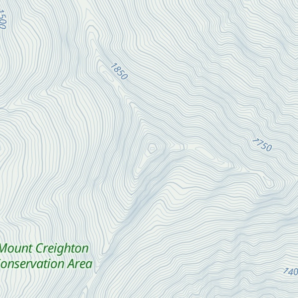 Map of Major Peak