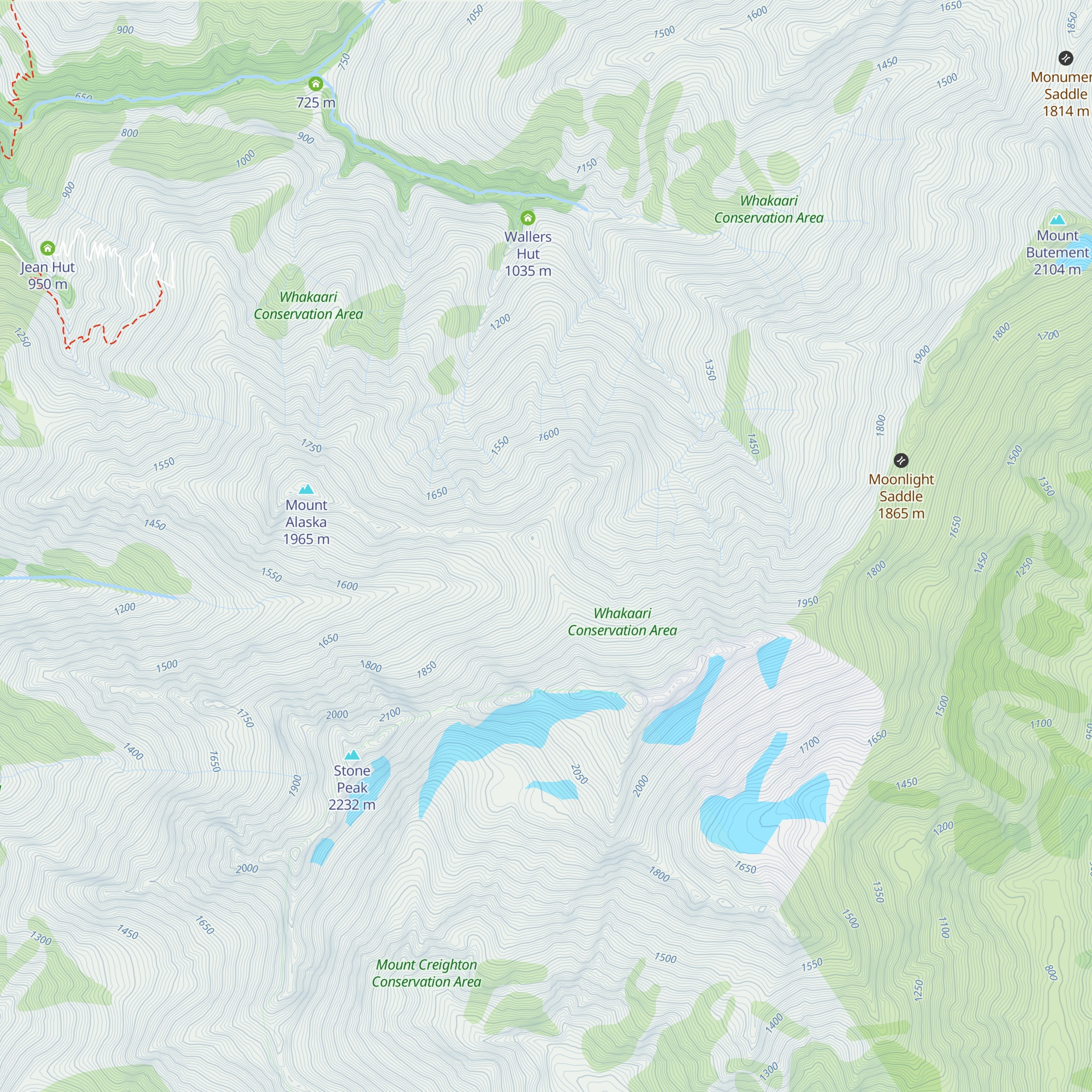 Kelly's Hut map