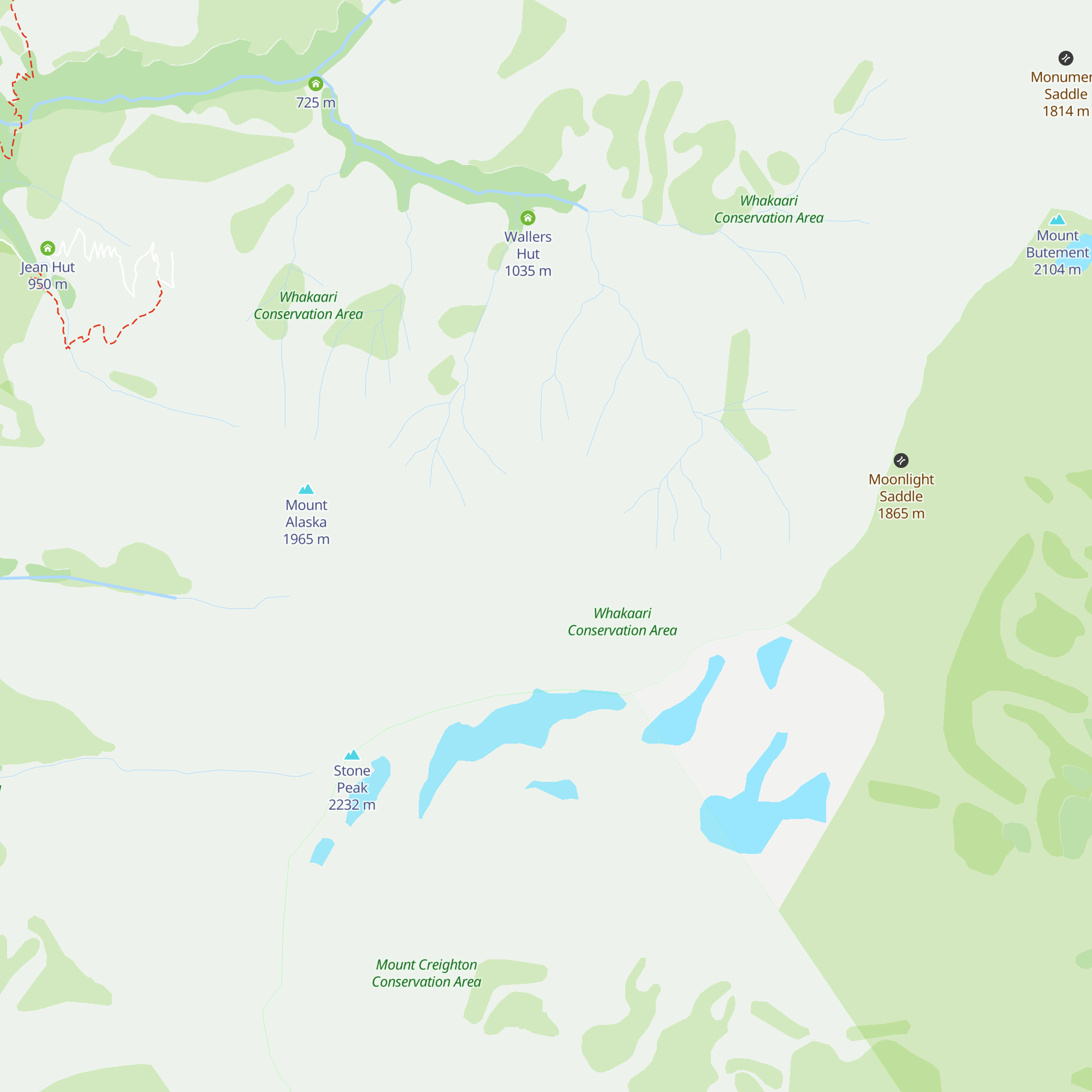 Kelly's Hut map