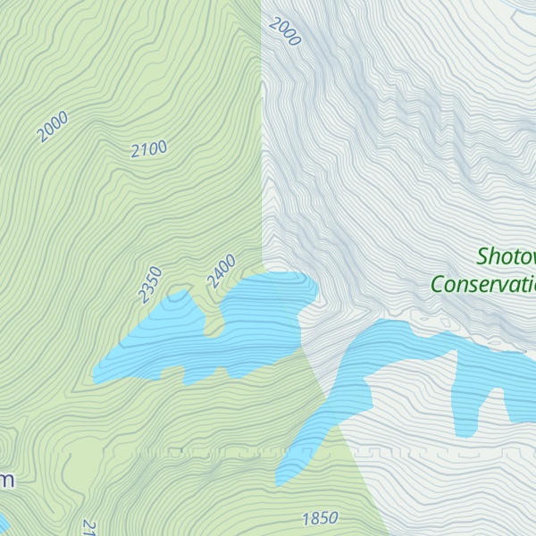 Map of Mount Ferguson