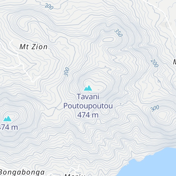 Map of Tavani Poutoupoutou