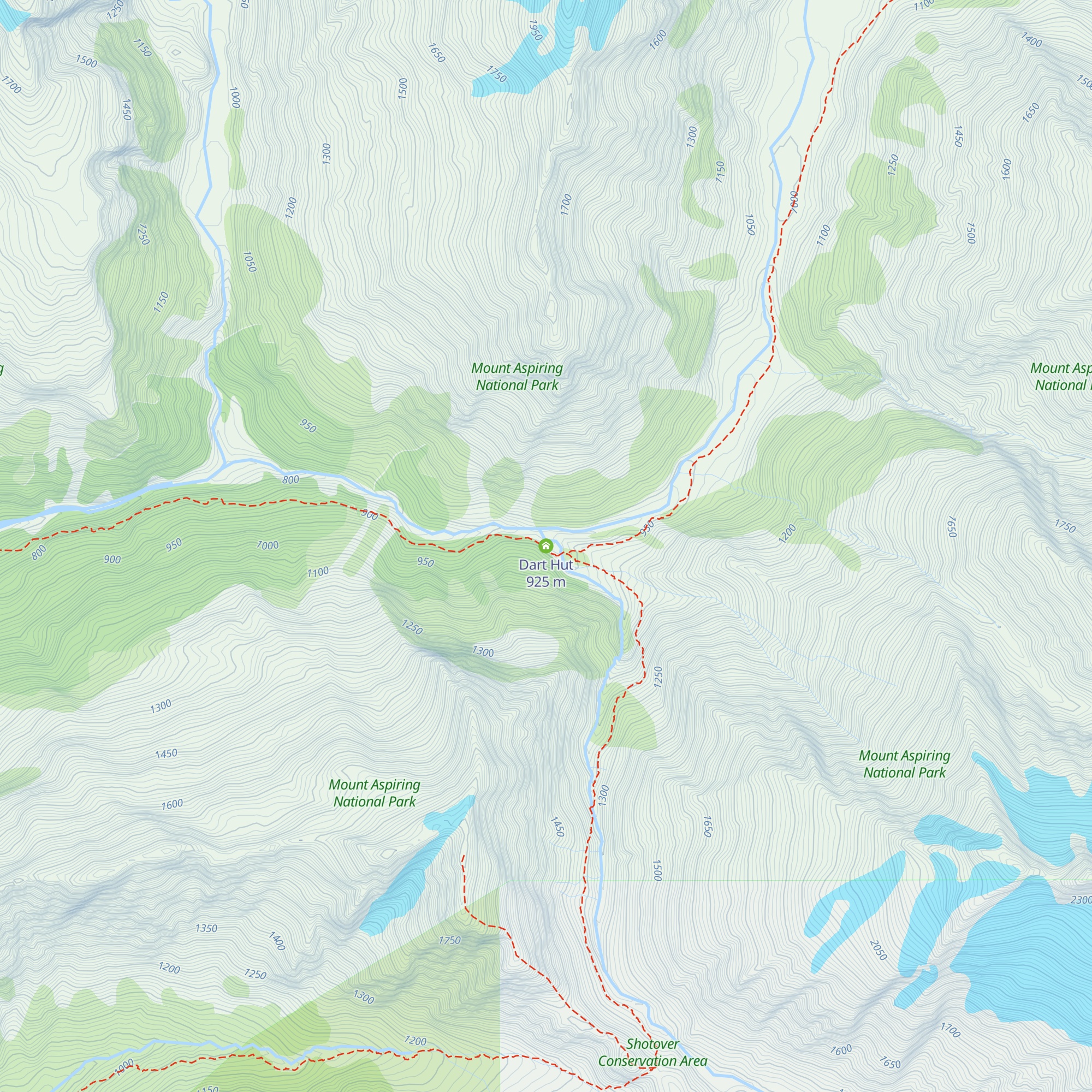 Dart Hut map