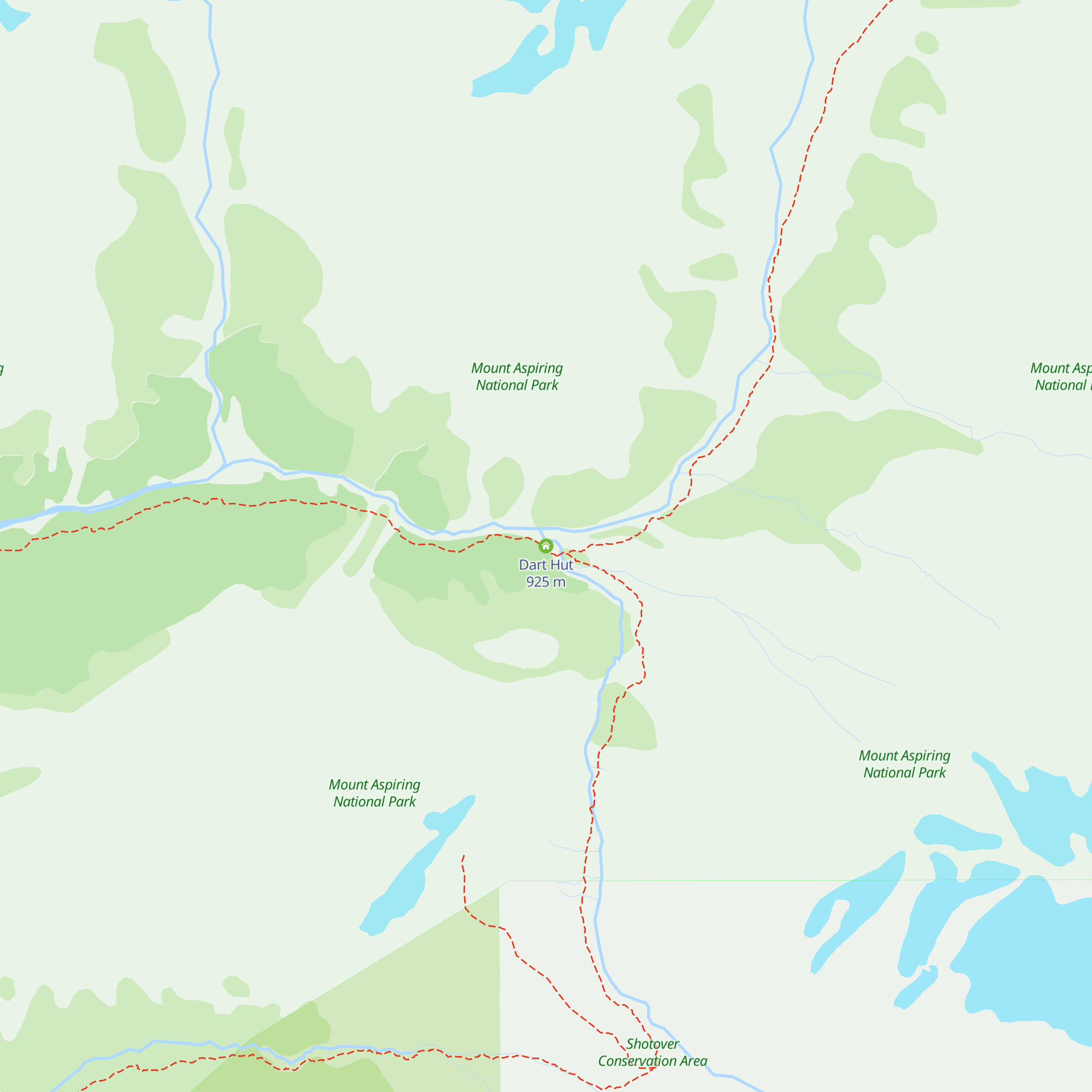 Dart Hut map