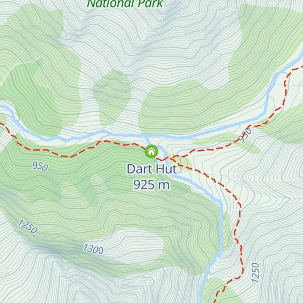 Map of Dart Hut