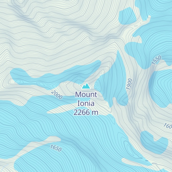 Map of Mount Ionia