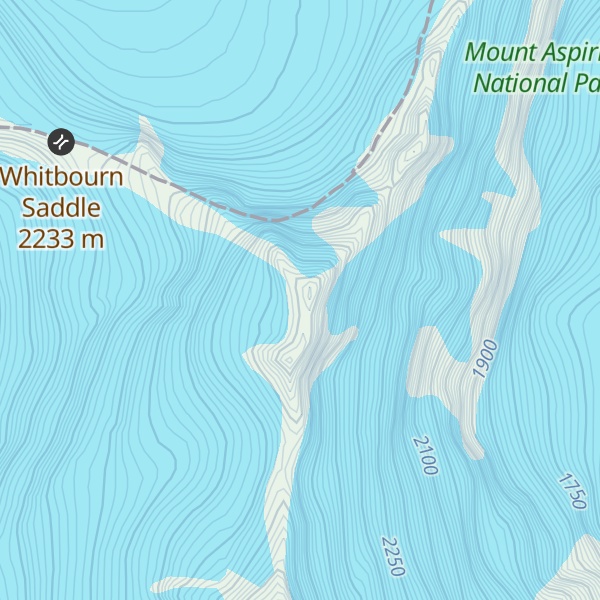 Map of Mount Maoriri