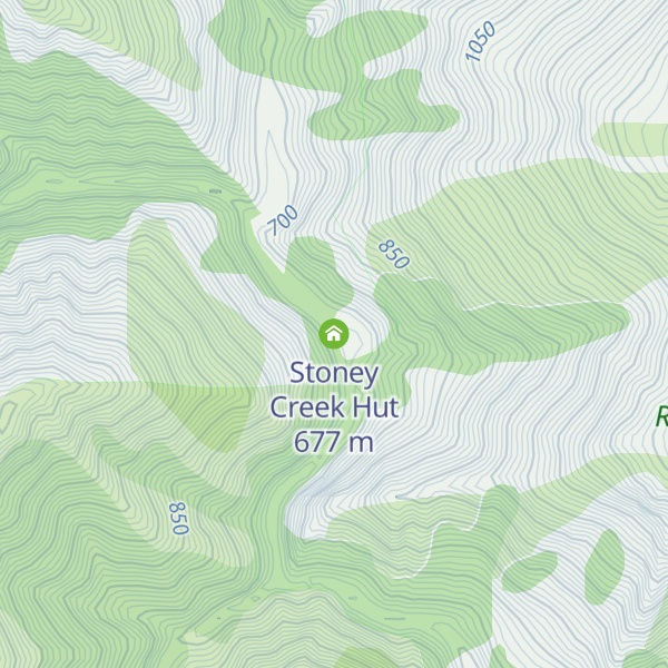 Map of Stoney Creek Hut