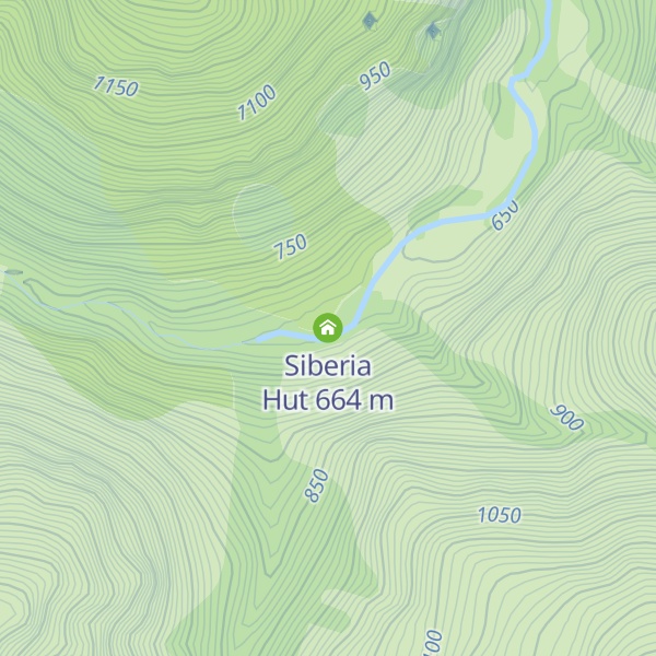 Map of Siberia Hut