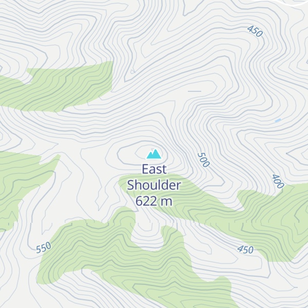 Map of East Shoulder