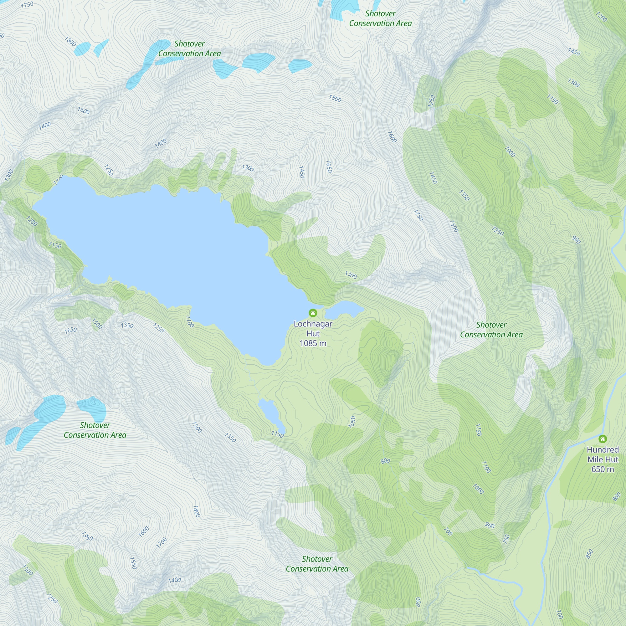 Lochnagar Hut map