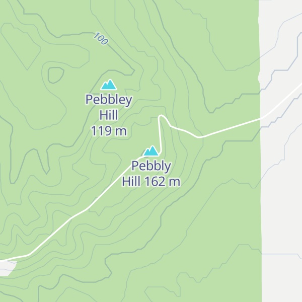 Map of Pebbly Hill