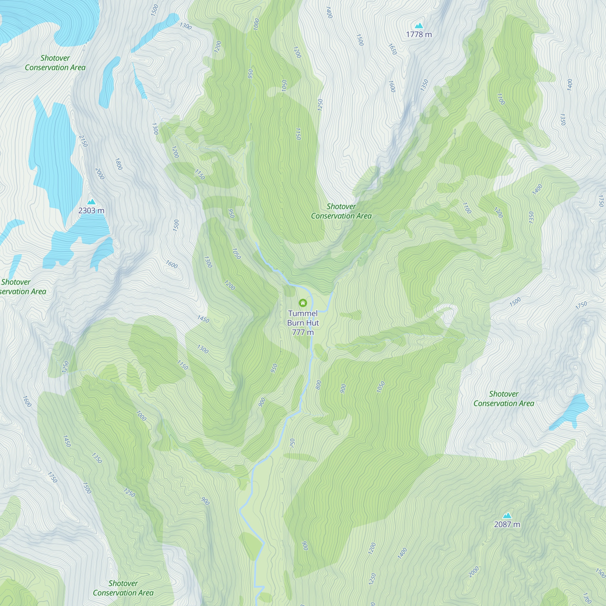 Tummel Burn Hut map