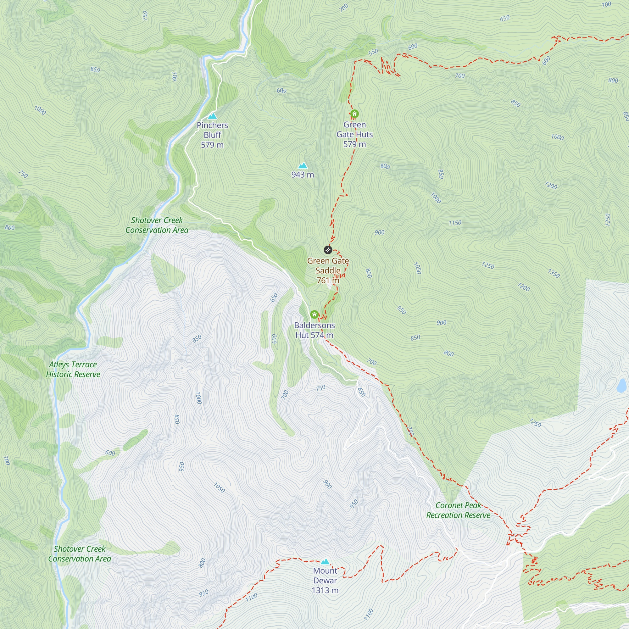 Baldersons Hut map