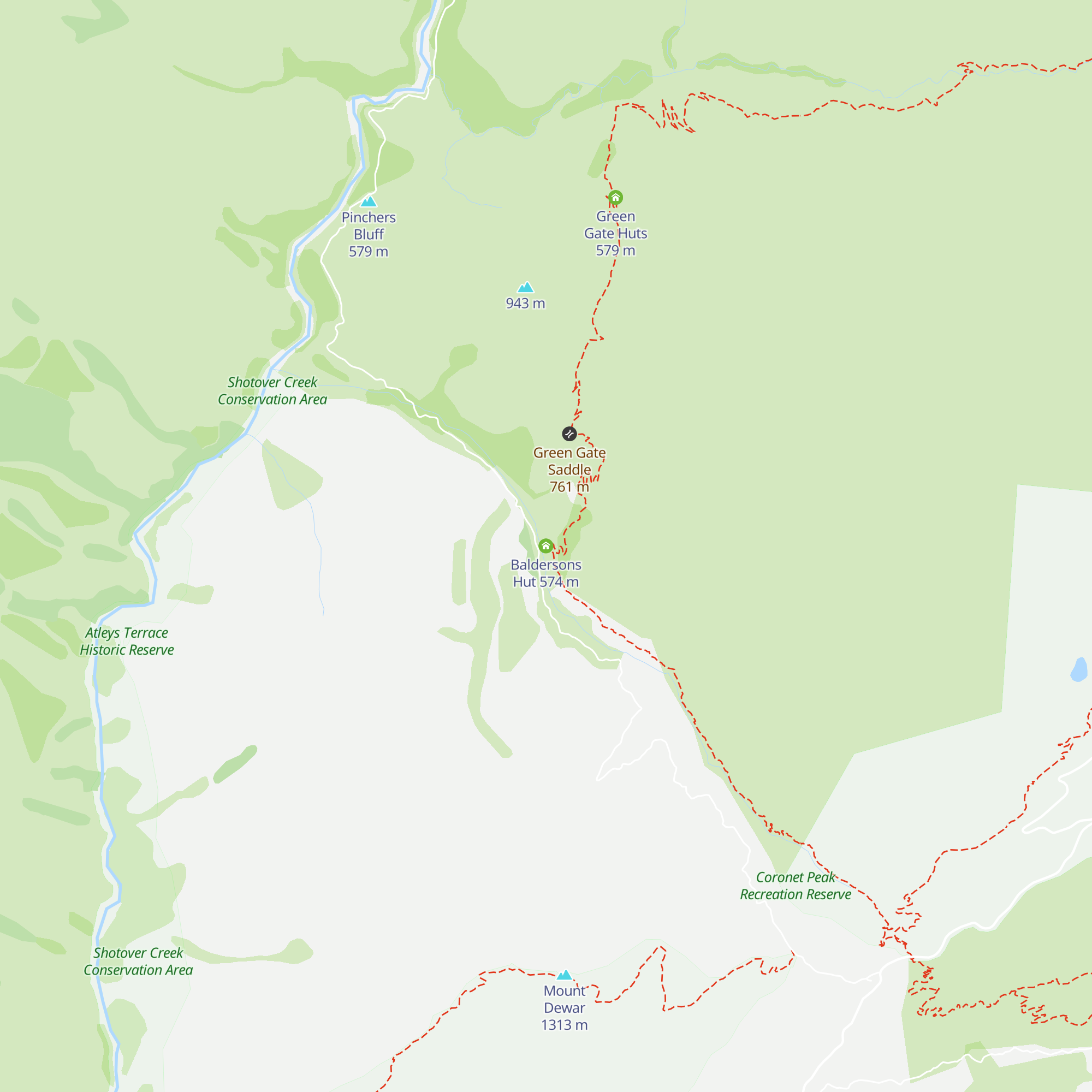 Baldersons Hut map